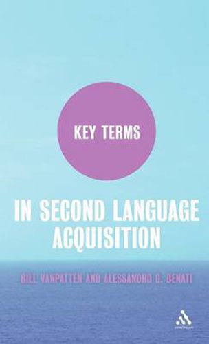 Cover image for Key Terms in Second Language Acquisition