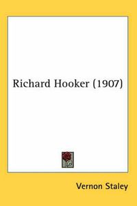 Cover image for Richard Hooker (1907)