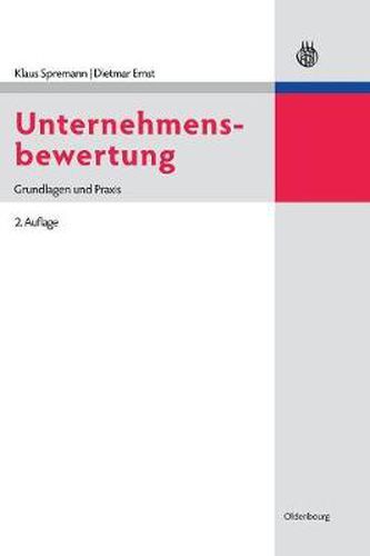 Cover image for Unternehmensbewertung