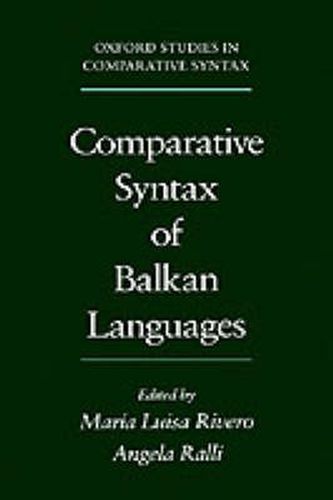 Cover image for Comparative Syntax of the Balkan Languages