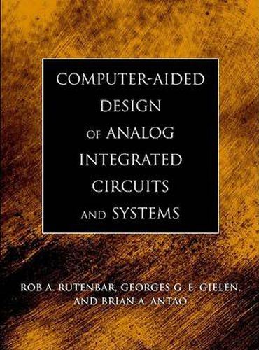 Cover image for Computer-Aided Design of Analog Integrated Circuits and Systems