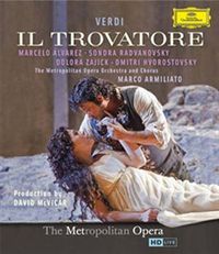 Cover image for Verdi Il Trovatore Dvd Live At The Met Series