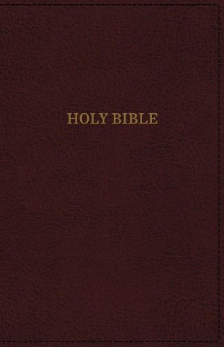 Cover image for KJV Holy Bible, Super Giant Print Reference Bible, Deluxe Burgundy Leathersoft, 43,000 Cross References, Red Letter, Comfort Print: King James Version