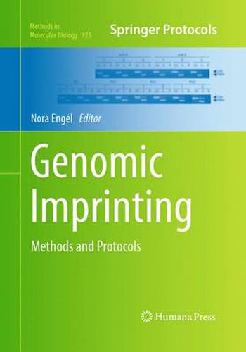 Cover image for Genomic Imprinting: Methods and Protocols