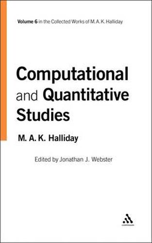 Cover image for Computational and Quantitative Studies: Volume 6