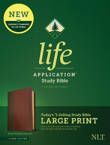 Cover image for NLT Life Application Study Bible, Third Edition, Large Print