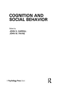 Cover image for Cognition and Social Behavior