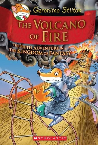 Cover image for The Volcano of Fire (Geronimo Stilton the Kingdom of Fantasy #5)