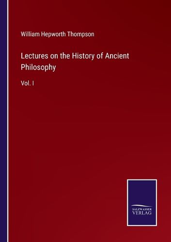 Cover image for Lectures on the History of Ancient Philosophy