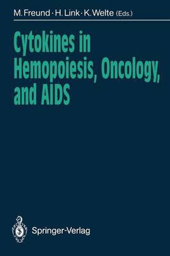 Cover image for Cytokines in Hemopoiesis, Oncology, and AIDS