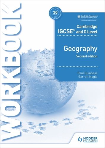 Cover image for Cambridge IGCSE and O Level Geography Workbook 2nd edition