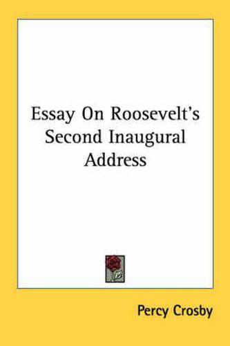 Cover image for Essay on Roosevelt's Second Inaugural Address