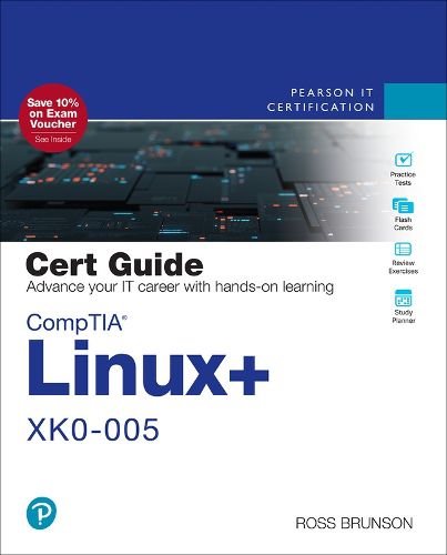 Cover image for CompTIA Linux+ XK0-005 uCertify Course and Labs Online Access Code