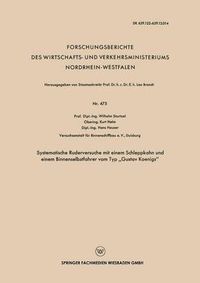 Cover image for Systematische Ruderversuche Mit Einem Schleppkahn Und Einem Binnenselbstfahrer Vom Typ  Gustav Koenigs