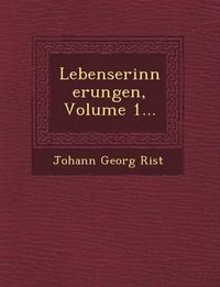 Cover image for Lebenserinnerungen, Volume 1...