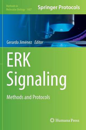 Cover image for ERK Signaling: Methods and Protocols