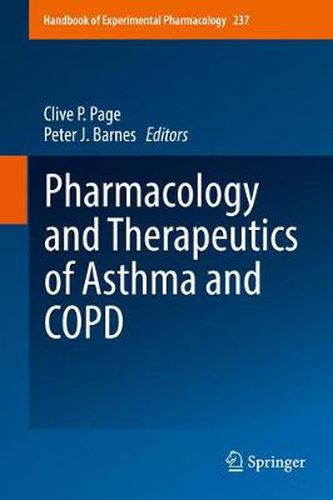 Cover image for Pharmacology and Therapeutics of Asthma and COPD