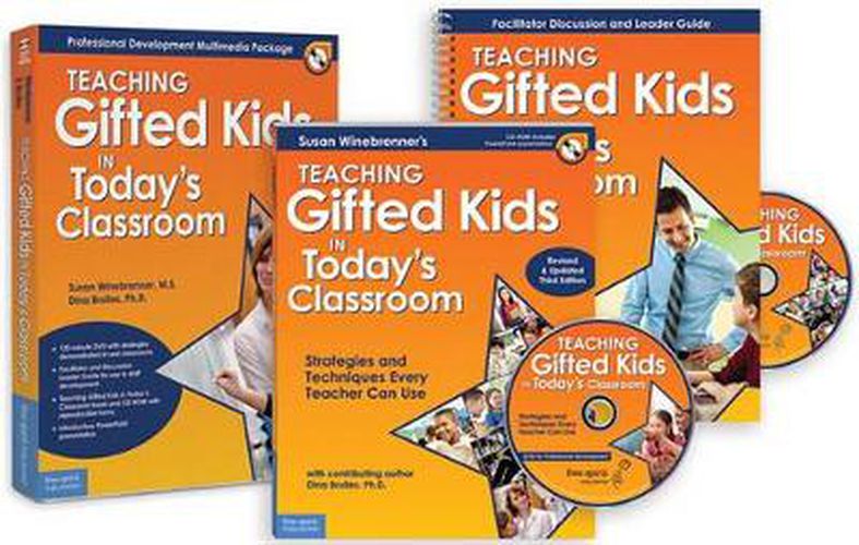 Cover image for Teaching Gifted Kids in Today's Classroom: Professional Development Multimedia Package