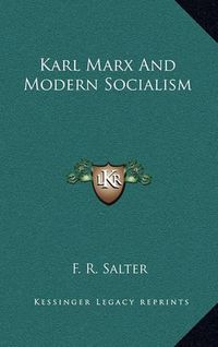 Cover image for Karl Marx and Modern Socialism