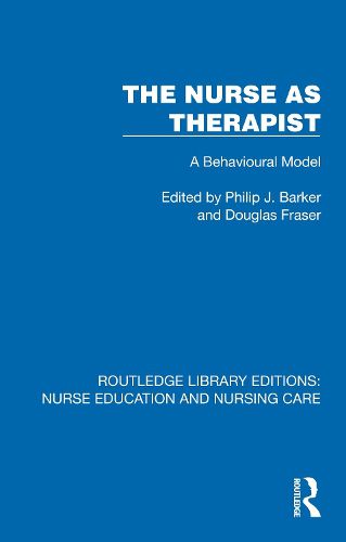 Cover image for The Nurse as Therapist