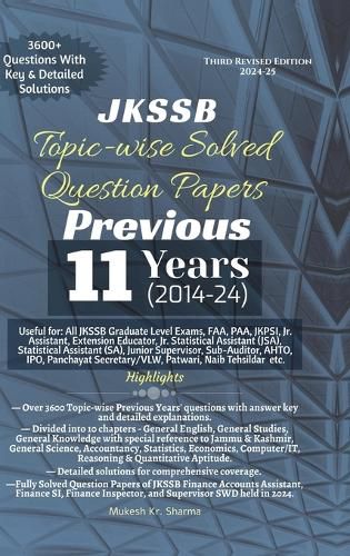Cover image for JKSSB Topic-wise Solved Question Papers