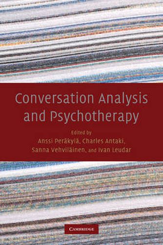 Cover image for Conversation Analysis and Psychotherapy