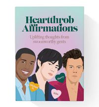 Cover image for Heartthrob Affirmations: Swoonworthy, Uplifting Thoughts from Our Favorite Gents to Get You Through Each Day