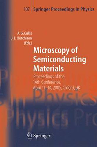 Cover image for Microscopy of Semiconducting Materials: Proceedings of the 14th Conference, April 11-14, 2005, Oxford, UK