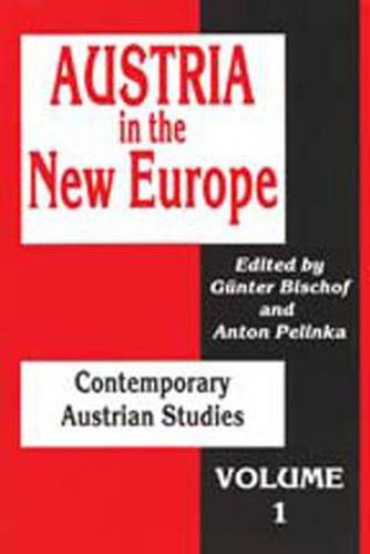 Cover image for Austria in the New Europe: Contemporary Austrian Studies