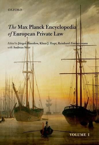 Cover image for Max Planck Encyclopedia of European Private Law