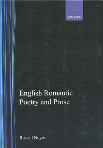 Cover image for English Romantic Poetry and Prose