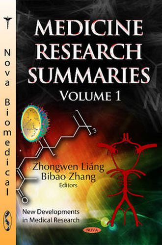 Cover image for Medicine Research Summaries: Volume 1