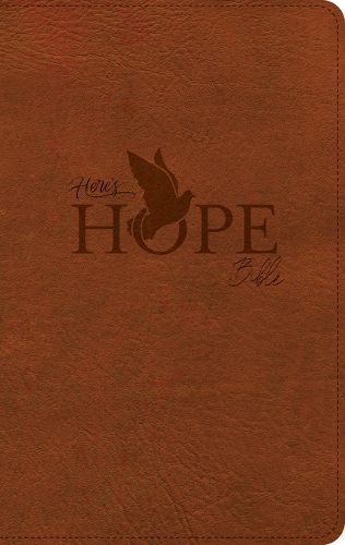 Cover image for CSB Here's Hope Bible, Burnt Sienna Leathertouch
