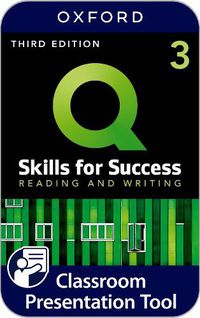 Cover image for Q Skills for Success Level 3: Reading and Writing Classroom Presentation Tool