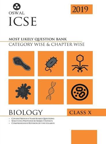 Cover image for Most Likely Question Bank for Biology: Icse Class 10 for 2019 Examination