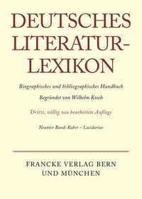 Cover image for Deutsches Literatur-Lexikon, Band 9, Kober - Lucidarius