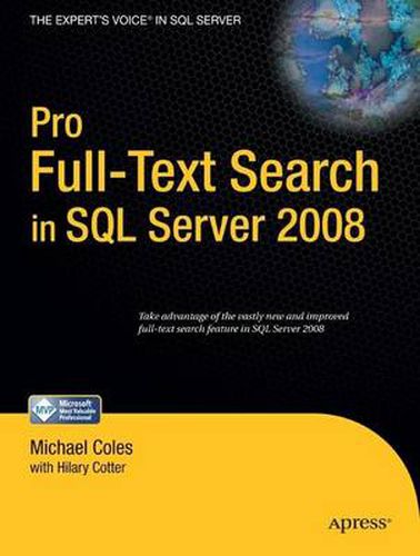 Cover image for Pro Full-Text Search in SQL Server 2008