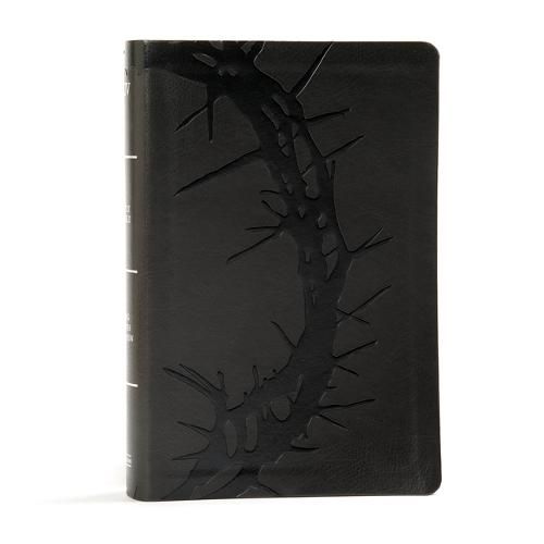 Cover image for KJV Large Print Personal Size Reference Bible, Charcoal Leathertouch