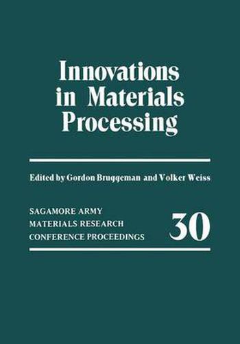 Cover image for Innovations in Materials Processing