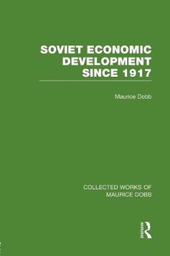 Cover image for Soviet Economic Development Since 1917