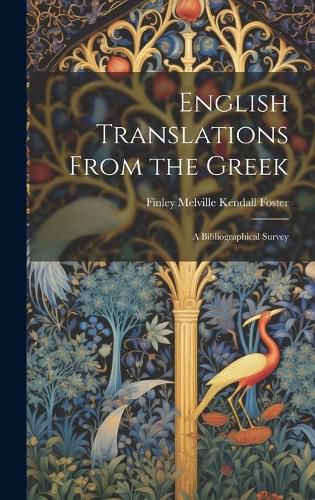 Cover image for English Translations From the Greek