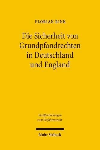 Cover image for Die Sicherheit von Grundpfandrechten in Deutschland und England