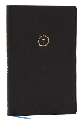 Cover image for Spurgeon and the Gospels: The Gospels with Devotions from Charles Spurgeon (NKJV, Black Leathersoft, Comfort Print)