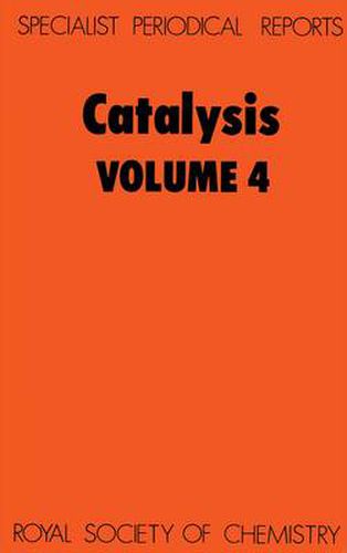 Cover image for Catalysis: Volume 4