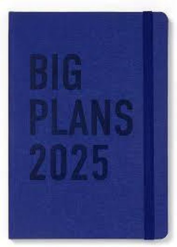 Big Plans - A5 - Navy - Week to view - Multi Language 2025 Diary