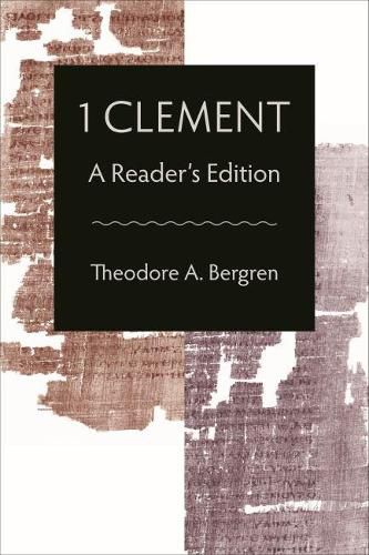 Cover image for 1 Clement: A Reader's Edition