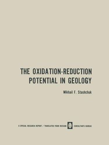 Cover image for The Oxidation-Reduction Potential in Geology