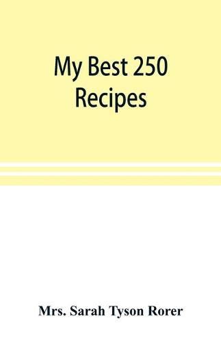 Cover image for My best 250 recipes