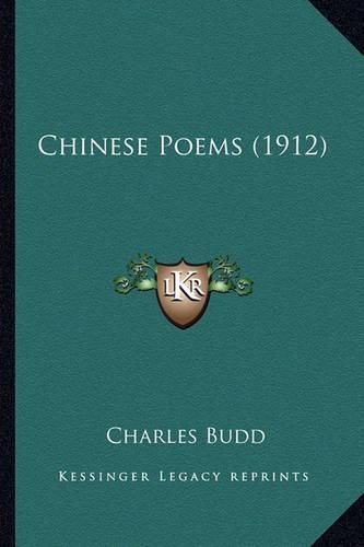 Cover image for Chinese Poems (1912)