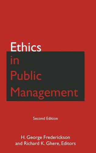 Cover image for Ethics in Public Management